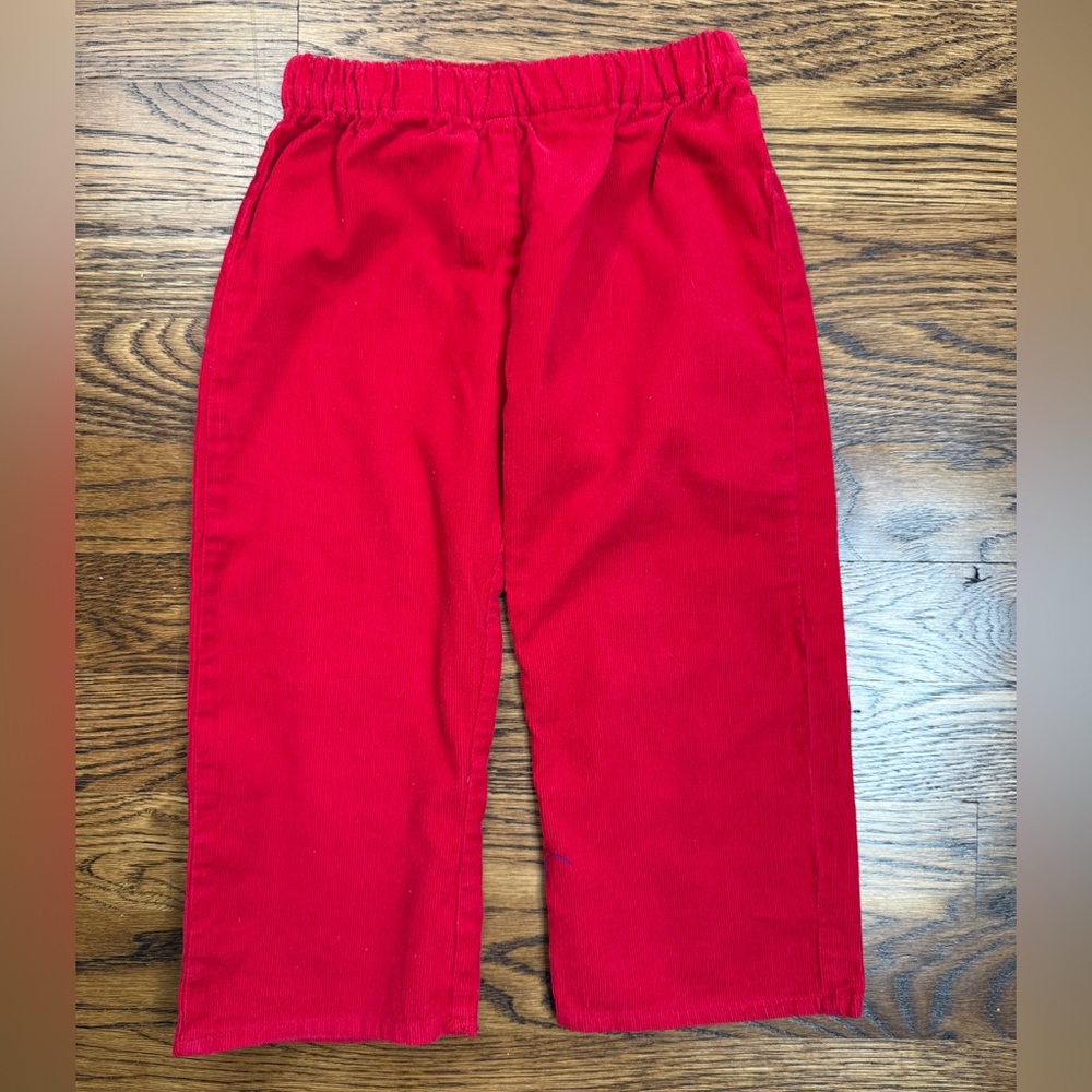 Vintage Wiggles and Giggles Red Kids Classic Corduroy Pants 2T